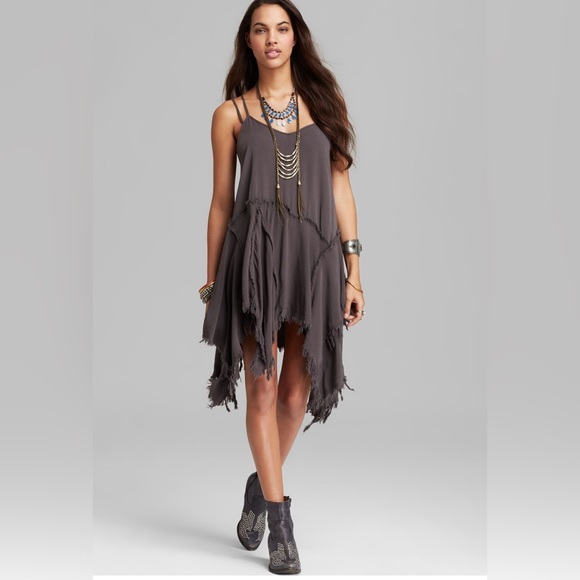 Dresses & Skirts - Free People Intimate Tattered Slip Dress